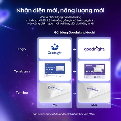 Gối lông vũ nhân tạo kiểu dáng định hình Goodnight Mochi - Ảnh 3