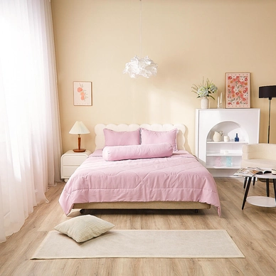 Bộ chăn ga chun Amando Rina 5 chi tiết thông thoáng, mềm mại - Ảnh 17