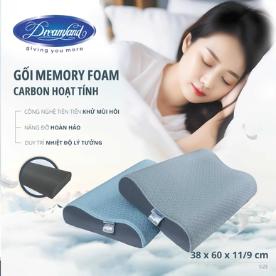 Gối Foam Dreamland Carbon hoạt tính - Ảnh 3