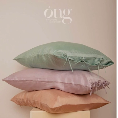 Vỏ gối tơ tằm Óng - Ảnh 2