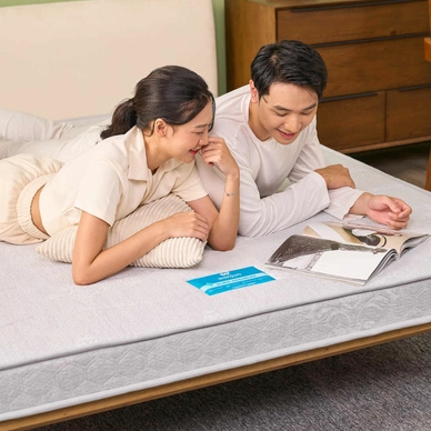 Nệm bông ép cao cấp Wonjun Pure Premium nâng đỡ vững chắc dày 12cm gấp 2 - Ảnh 8