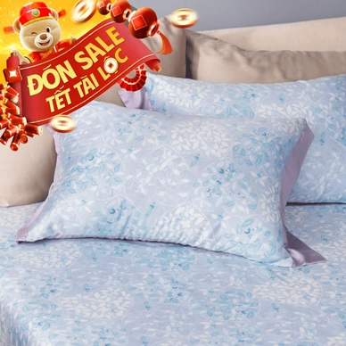 Bộ ga chun Lụa tencel cao cấp Amando Bliss 4 chi tiết mã TC006 - Ảnh 2