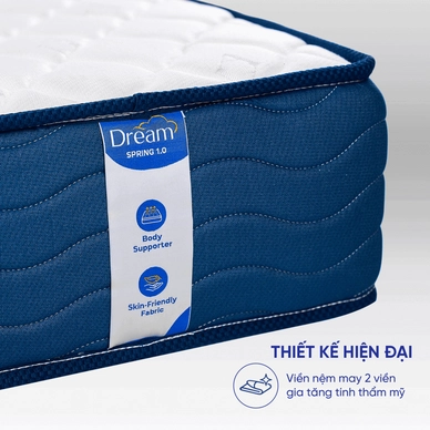 Nệm lò xo Dream Spring cách ly chuyển động dày 25cm (hàng xả) - Ảnh 9