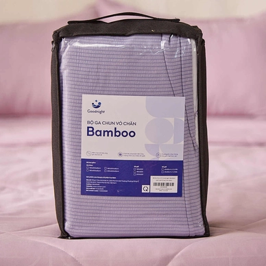 Bộ ga chun vỏ chăn Goodnight Bamboo mềm mại, điều hòa thân nhiệt - Ảnh 6