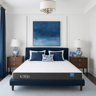 Nệm foam iComfy Coolax Plus nâng cấp điều hòa thân nhiệt dày 20cm - Ảnh 2