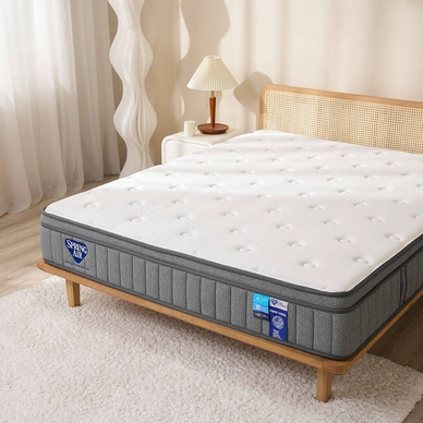 Nệm lò xo Spring Air Back Supporter Firm Cool nâng đỡ làm mát dày 26cm - Ảnh 14