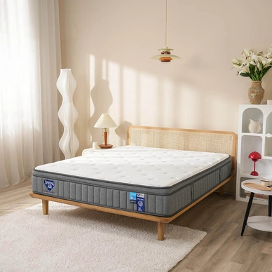 Nệm lò xo Spring Air Back Supporter Firm Cool nâng đỡ làm mát dày 26cm - Ảnh 17