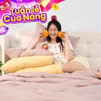 Bộ ga chun tencel VC Goodnight Airsilk 4 chi tiết - Ảnh 2