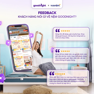 Nệm Foam Goodnight Massage 1.0 - Ảnh 8