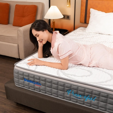 [Mới - Độc quyền] Nệm lò xo túi độc lập 3 vùng Dunlopillo de.Stress Powerful - Ảnh 17
