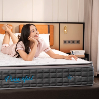 [Mới - Độc quyền] Nệm lò xo túi độc lập 3 vùng Dunlopillo de.Stress Powerful - Ảnh 19