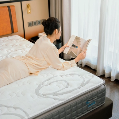 Nệm lò xo Dunlopillo de.Stress Energy công nghệ cách ly chuyển động - Ảnh 22