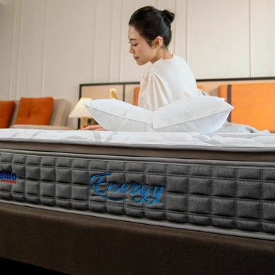 Nệm lò xo Dunlopillo de.Stress Energy công nghệ cách ly chuyển động - Ảnh 18