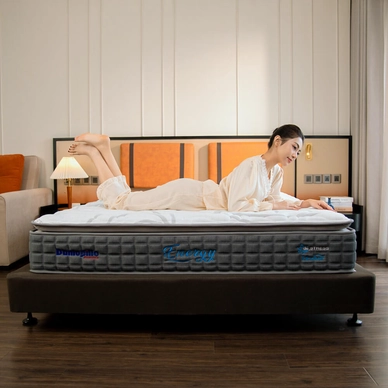 Nệm lò xo Dunlopillo de.Stress Energy công nghệ cách ly chuyển động - Ảnh 21