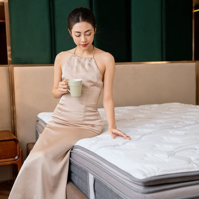 Nệm lò xo Dunlopillo de.Stress Release túi độc lập phân 5 vùng nâng đỡ chuyên sâu - Ảnh 20