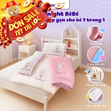 Bộ tấm trải trẻ em đi học Goodnight Deepsleep Thỏ TC002 - Ảnh 2