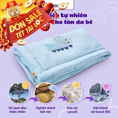 Chăn trẻ em Goodnight Deepsleep Khủng long TC001 - Ảnh 4