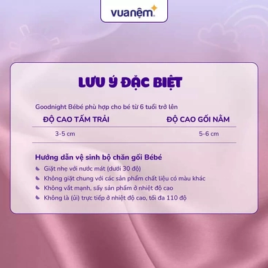 Gối bông trẻ em Goodnight Deepsleep Thỏ TC002 - Ảnh 4