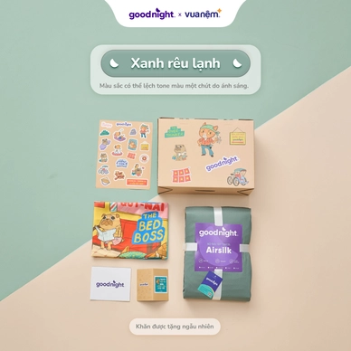 Hộp quà Goodnight Box phiên bản linh vật: Bộ ga chun cao cấp tencel Goodnight Airsilk - Ảnh 25