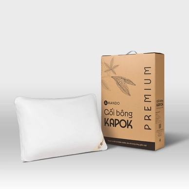 Gối bông Amando Kapok Premium - Ảnh 2