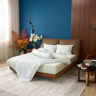 Bộ Ga chun chần Amando Wellness Tencel Luxe họa tiết - Ảnh 10