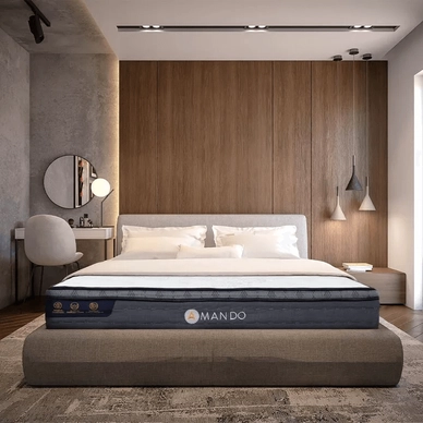 Nệm lò xo túi độc lập Amando Elite Plus giảm tiếng ồn dày 25cm - Thumbnail