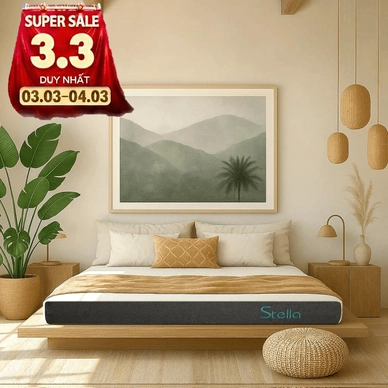 Nệm cao su đa tầng Kim Cương Stella dày 15cm - Thumbnail