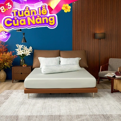 Bộ ga chun Amando Wellness Tencel Luxe họa tiết - Thumbnail