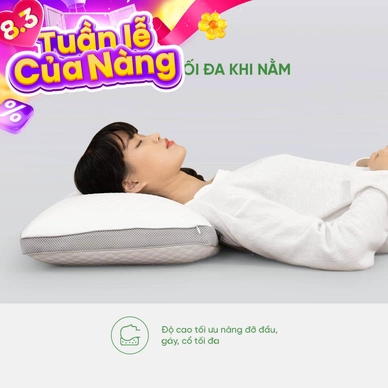 Gối cao su Gummi Standard 100% thiên nhiên thoáng khí - Thumbnail