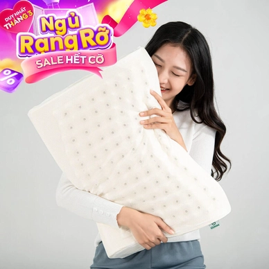 Gối cao su Gummi Oren 100% thiên nhiên massage cổ vai gáy - Thumbnail