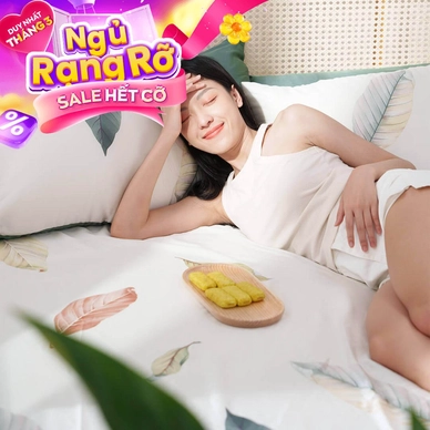 Bộ ga chun lụa tencel cao cấp Amando Bliss 4 chi tiết - Thumbnail