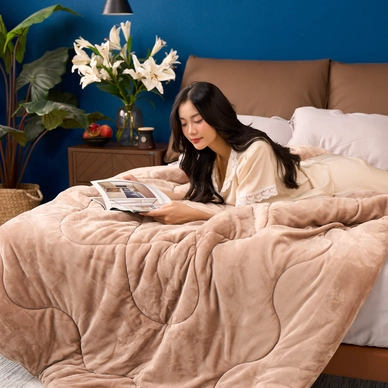 Chăn đại hàn nhung tuyết giữ ấm Amando Warm Flannel (SS25) - Thumbnail