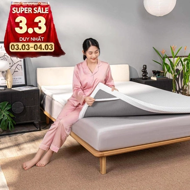 Topper memory foam nâng đỡ êm ái Comfy Noah - Thumbnail