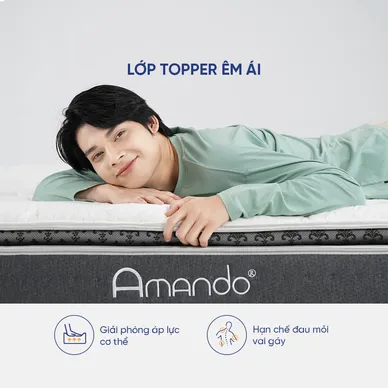 Nệm lò xo Amando Primo cao cấp dày 31cm - Ảnh 7