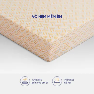 Nệm cao su Kim Cương Happy Gold dày 5/10/15cm - Ảnh 5