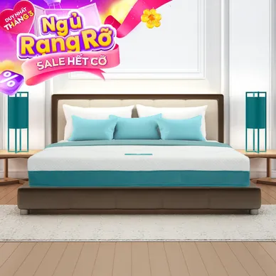 Nệm foam Nhật Bản Aeroflow Wave massage toàn diện dày 20cm - Ảnh 2