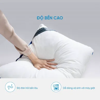 Gối lông vũ nhân tạo Doona Microfiber kháng khuẩn - Ảnh 6