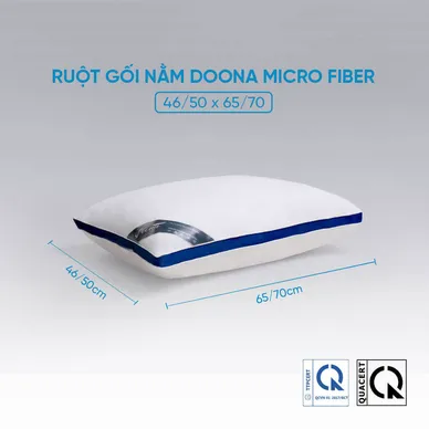 Gối lông vũ nhân tạo Doona Microfiber kháng khuẩn - Ảnh 2