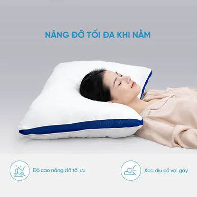 Gối lông vũ nhân tạo Doona Microfiber kháng khuẩn - Ảnh 8