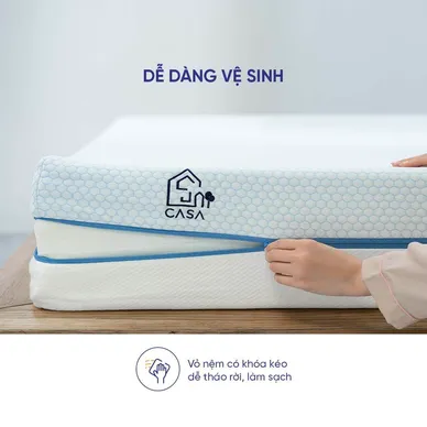 Nệm foam Amando Cool Gel Memory Casa 20cm - Ảnh 8