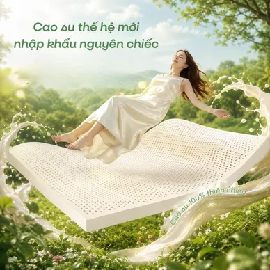 Nệm cao su Gummi 7zones nhập khẩu dày 12cm - Ảnh 6