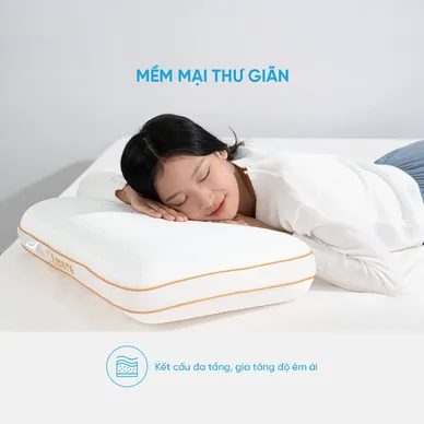 Gối memory foam Doona L'amore cool gel mát lạnh - Ảnh 7