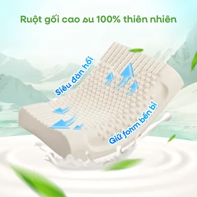 Gối cao su Gummi Contour giảm nhức mỏi, massage cổ vai gáy - Ảnh 9