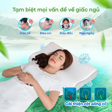 Gối cao su Gummi Contour giảm nhức mỏi, massage cổ vai gáy - Ảnh 11