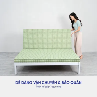 Nệm bông ép Goodnight Nova gấp 3 dày 5/9cm - Ảnh 6