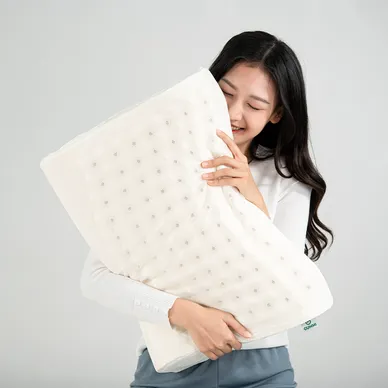 Gối cao su Gummi Oren 100% thiên nhiên massage cổ vai gáy - Ảnh 7