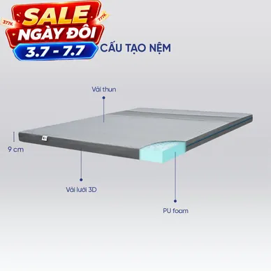 (Hàng xả tồn) Nệm foam Goodnight Osaka - Ảnh 2