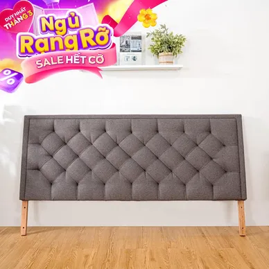 Đầu giường Amando Carpi màu xám - Ảnh 2