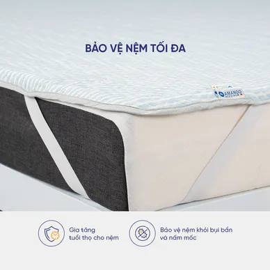 Bảo vệ nệm Doona 3D Safe Sleep thoát ẩm tốt, kháng khuẩn cao - Ảnh 8