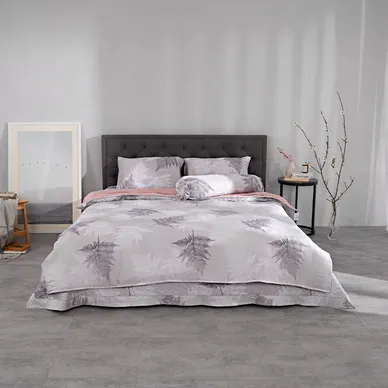 Bộ chăn ga phủ tencel Amando Confident TC63 5 chi tiết - Ảnh 2